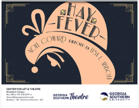 Finding the Fine Line: Georgia Southern to Perform “Hay Fever”