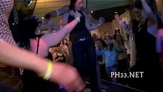 Blonde girl sucking dick with cream - porn video