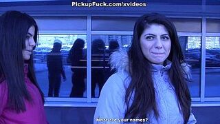 Sexy girls public fuck experience - porn video