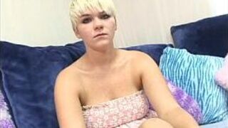 Blonde Babe Claudia Downs Interview - porn video