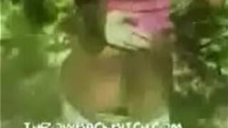 Suck my little dick right outside - porn video