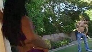 Lyla Lei As The Dirty Wife Gagging On Gardener - porn video