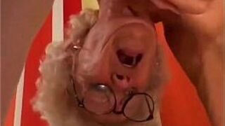 Hairy Granny With Glasses - porn video