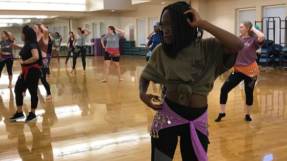 Let Loose and Bust a Move with the Group Fitness “Learn to Belly Dance” Class